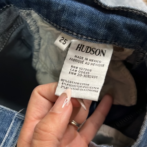 Hudson Ombré Cropped Skinny Jeans - Picture 3 of 3